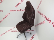 Кресло офисное в стиле RS (коричневое)