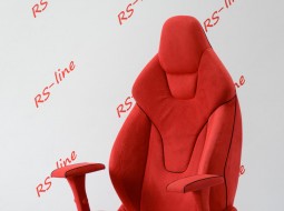 Кресло офисное в стиле RS (красное)