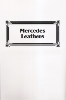 Кожа Mercedes leathers автомобильная