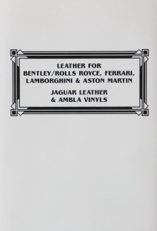 Leather for Bentley Rolls Royce, Ferrari, Lamborghini & Aston Martin