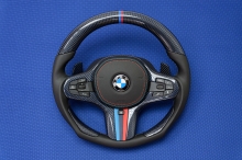 Руль BMW G30 карбон
