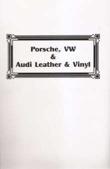 Кожа/Vinyl for Porsche, VW, Audi