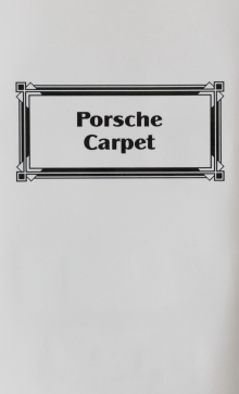 Porsche Carpet