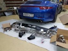 Выхлоп TECHART Porsche 991