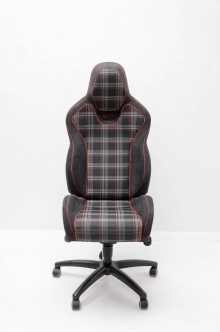 Офисное кресло (ломаный карбон+ткань)